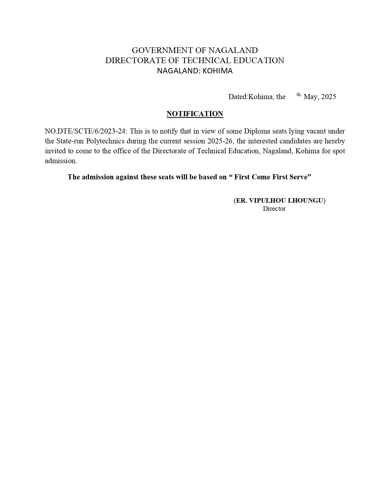 Notification-Technical-education