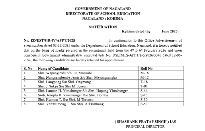 Notification : School Education