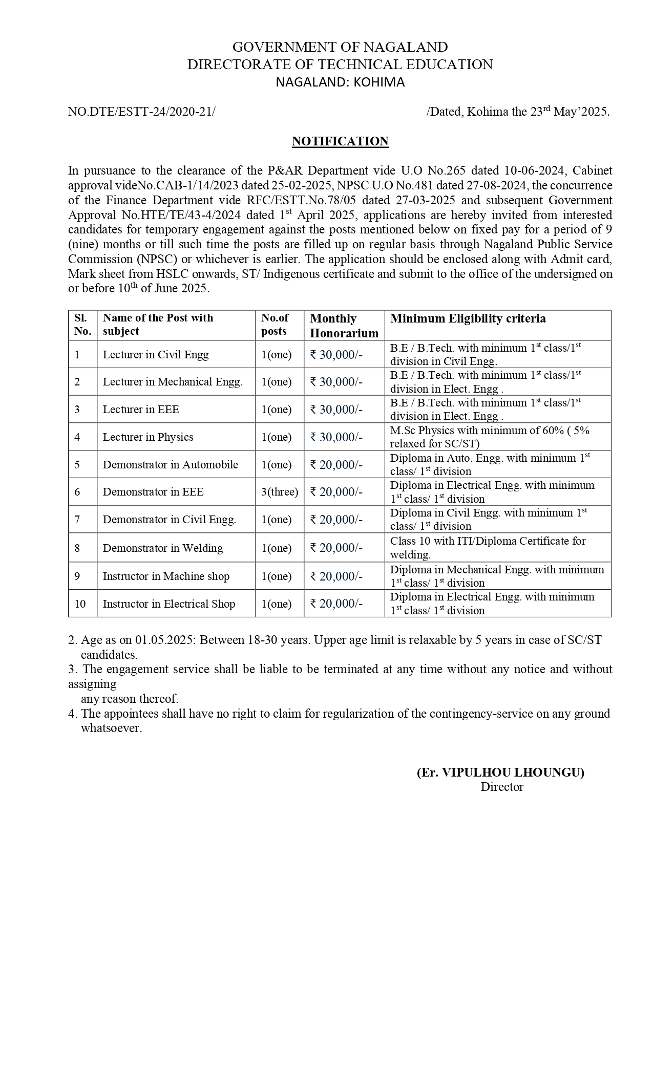 Notification-Technical-education