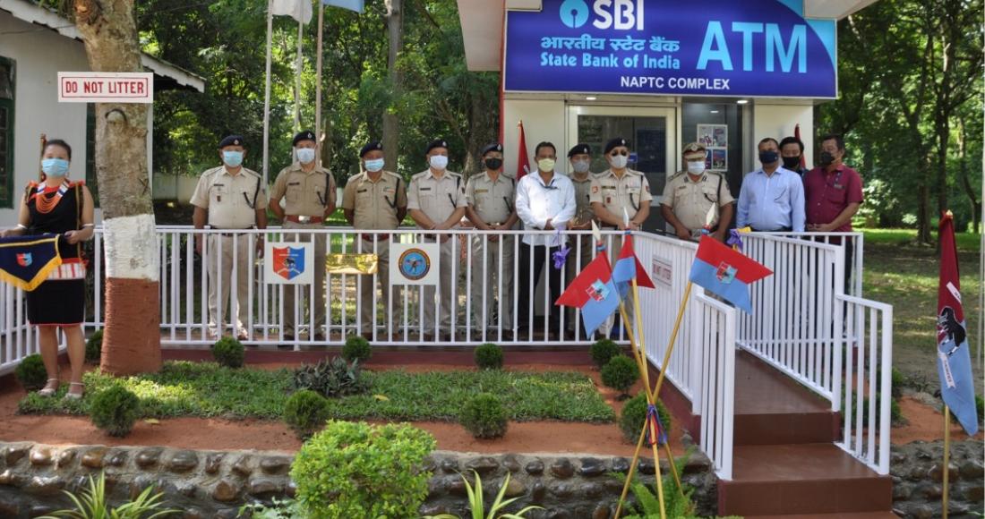 DIGP (TRAINING) INAUGURATED SBI ATM AT CHUMUKEDIMA