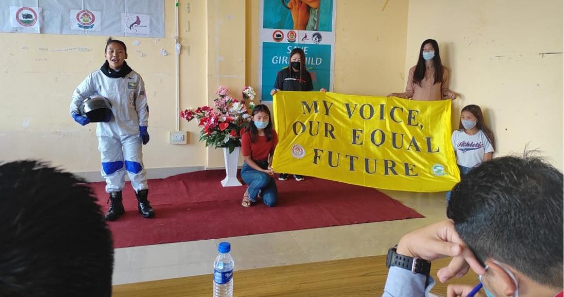 INTERNATIONAL DAY OF GIRL CHILD AT LONGLENG