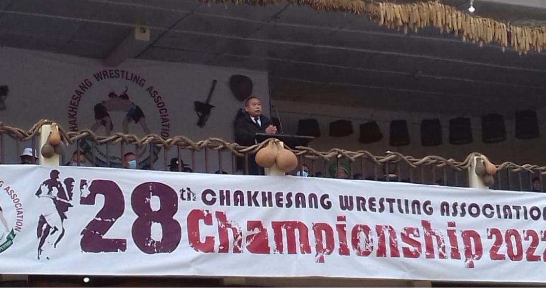 NEIBA KRONU GRACES 28th CHAKHESANG WRESTLING CHAMPIONSHIP MEET 2022   