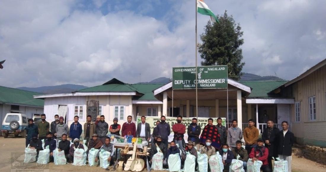  DISTRIBUTION OF TOOL KITS FOR LOCAL CRAFTSMEN AT NOKLAK   