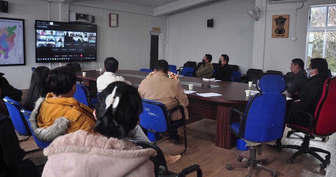 Training on Online on NEPEx at Mokokchung