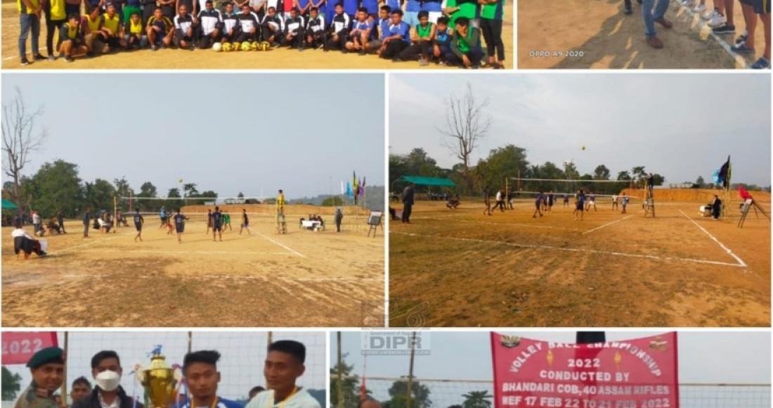 40 AR BHANDARI ORGANIZES VOLLEYBALL CHAMPIONSHIP