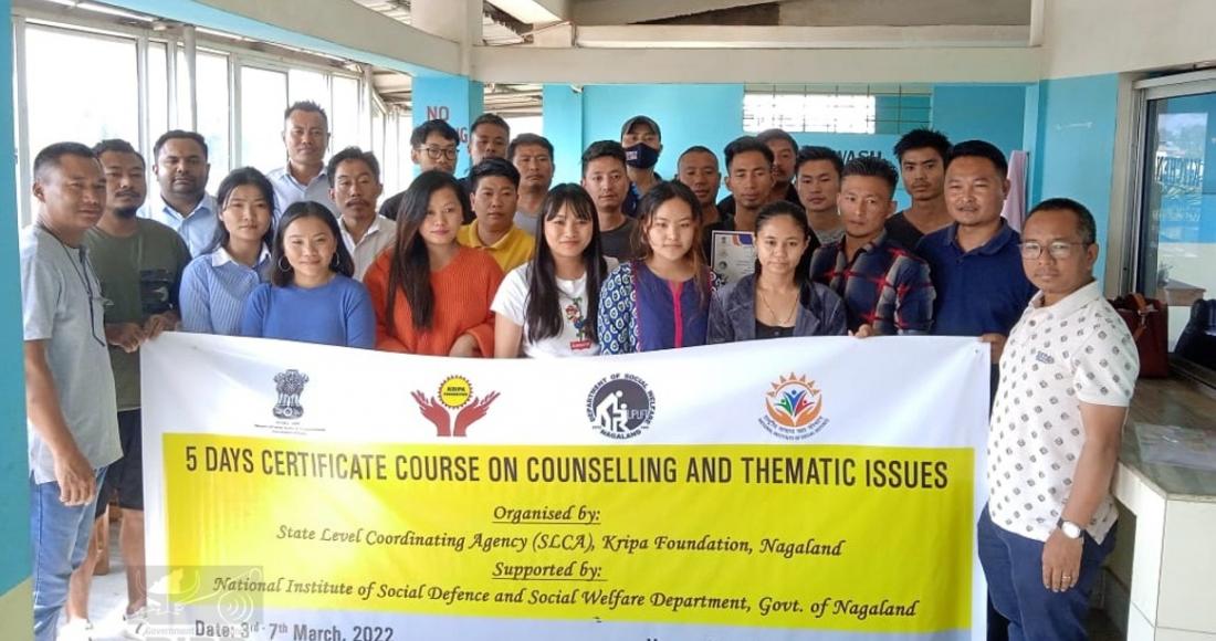 CERTIFICATE COURSE ON COUNSELLING AND THEMATIC ISSUES CONDUCTED   