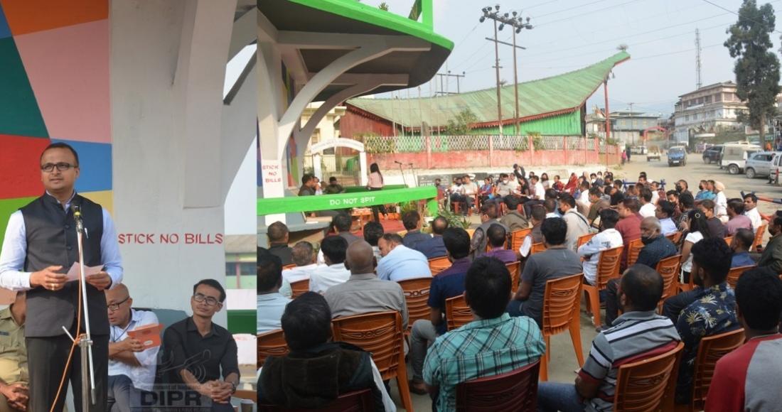 PLASTIC FREE CAMPAIGN LAUNCHED AND RE-MODELLED CLOCK TOWER OPENED AT TUENSANG