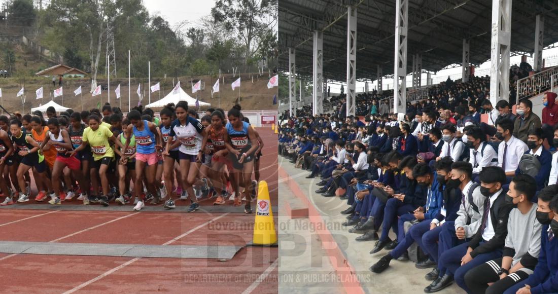 Spectators witnessing the SACCC and 56th NCCC event at IG stadium, Kohima