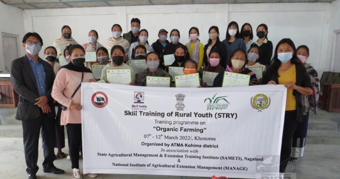 TRAINING ON ORGANIC FARMING HELD AT KHONOMA   