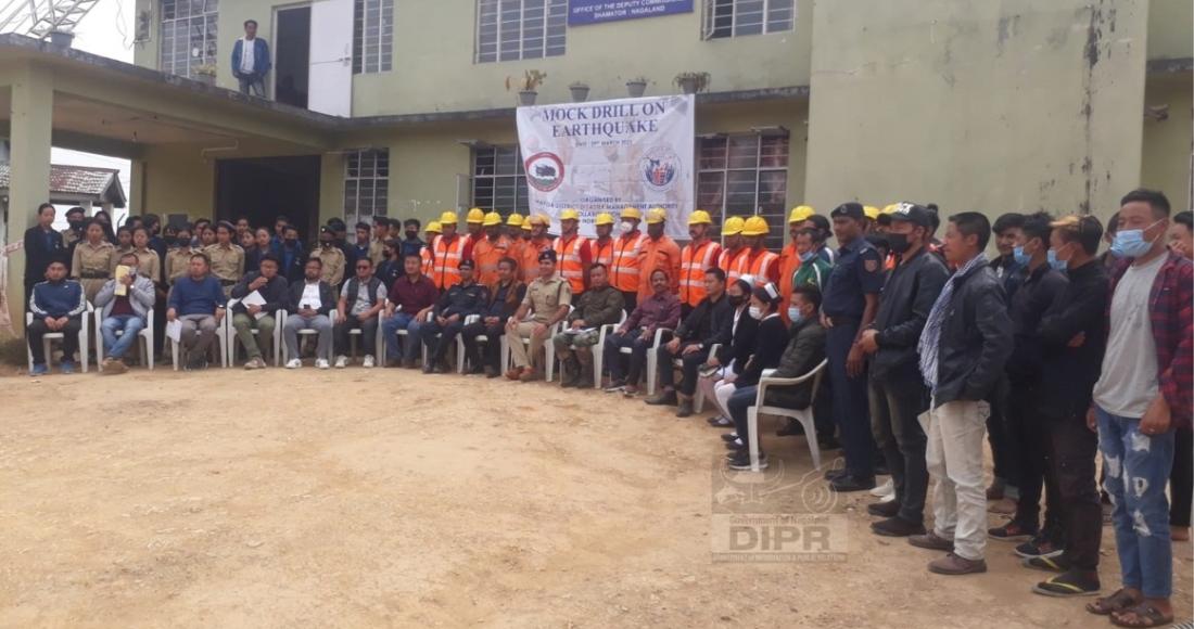 TABLE TOP EARTH QUAKE EXERCISE AND DEMONSTRATION AT SHAMATOR