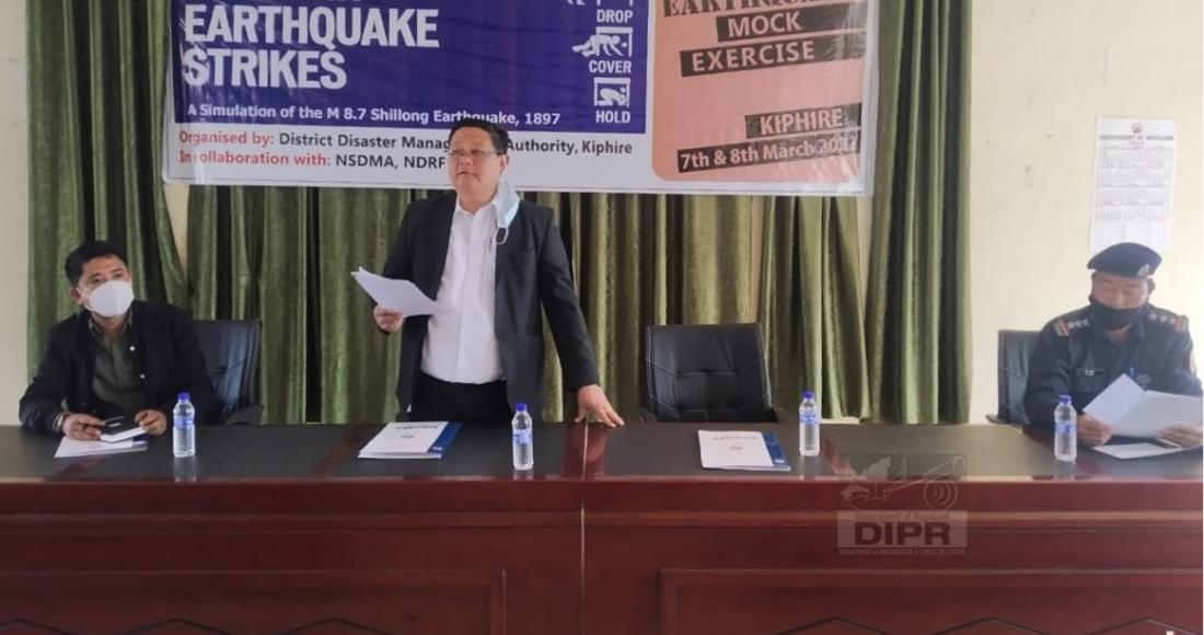 TABLETOP EXERCISE ON EARTHQUAKE HELD IN KIPHIRE