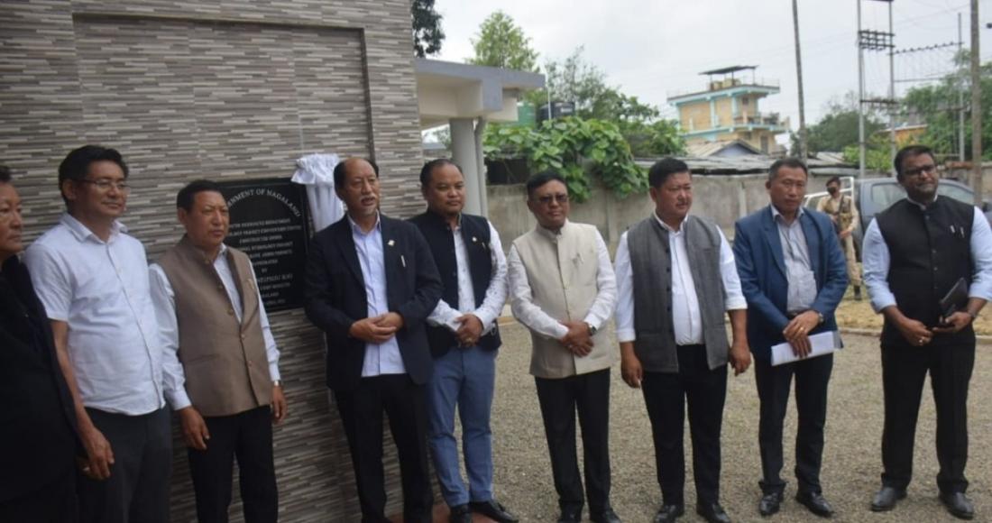 CM RIO INAUGURATES HYDROLOGY PROJECT CONVENTION CENTRE IN DIMAPUR