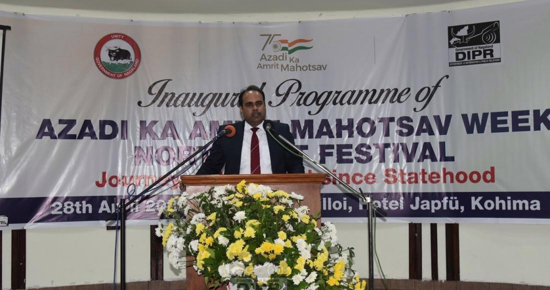 AZADI KA AMRIT MAHOTSAV WEEK, NORTH EAST FESTIVAL CELEBRATED IN KOHIMA