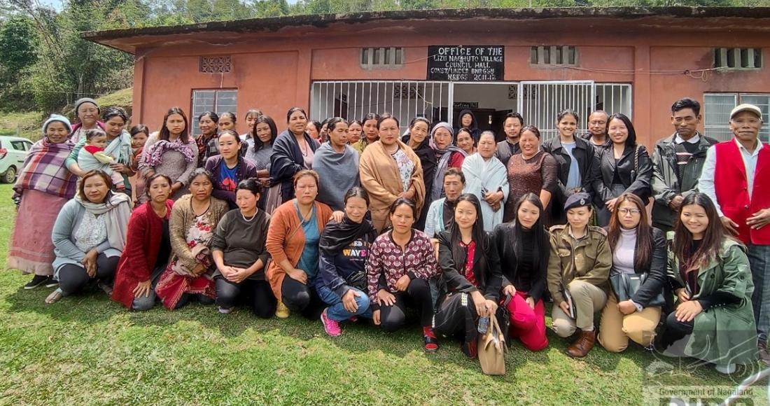 WOMEN GRAM SABHA CONDUCTED AT LIZU NAGHUTO VILLAGE ZUNHEBOTO   