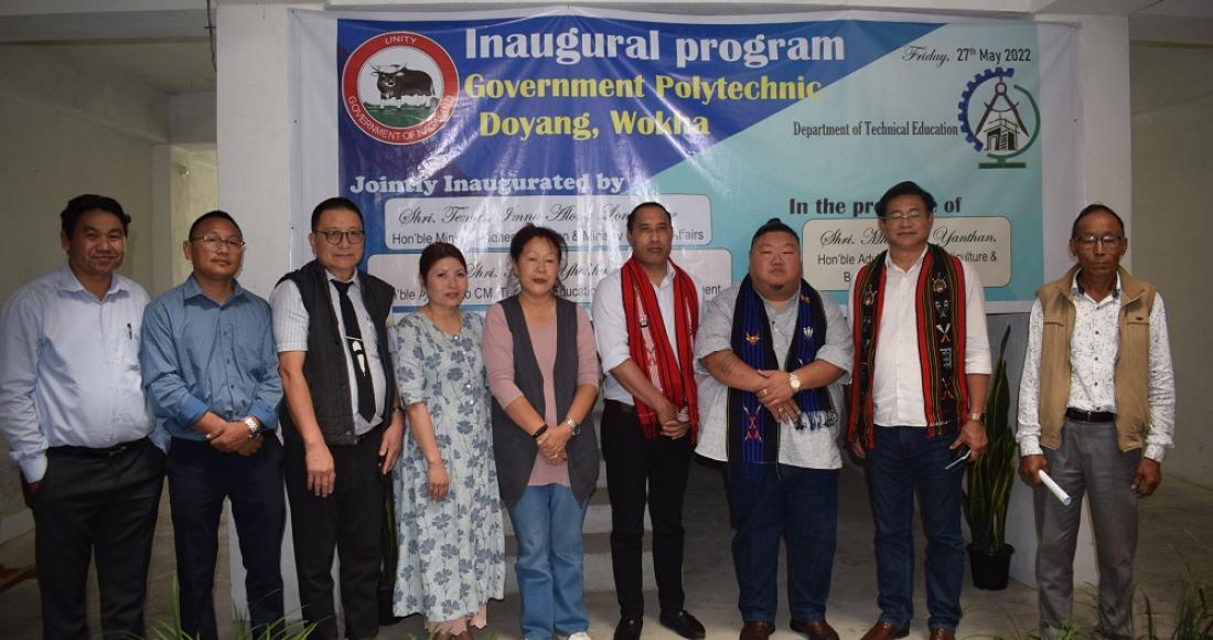 GOVERNMENT POLYTECHNIC DOYANG  INAUGURATED AT WOKHA