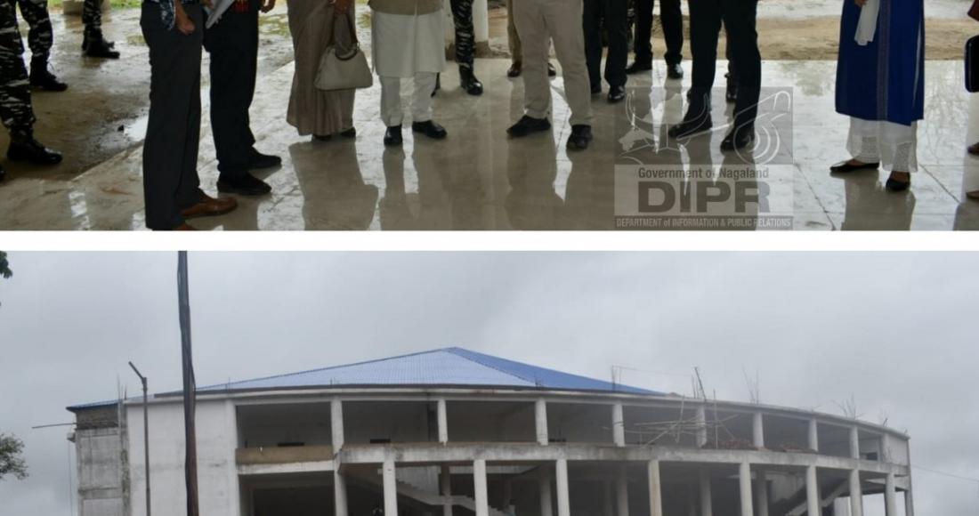 GOVERNOR VISITS REGIONAL CONVENTION CENTRE AT DIMAPUR