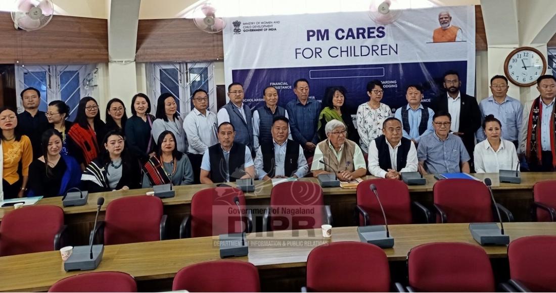 LAUNCHING OF P.M. CARES FOR CHILDREN SCHEME