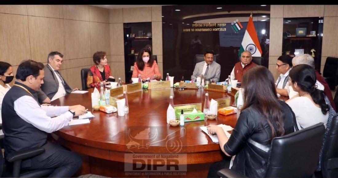 US DELEGATION CALLS ON ECI