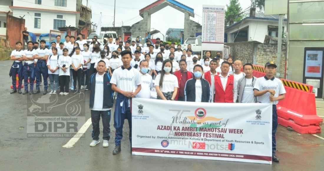 WALKATHON RACE CONDUCTED AT KOHIMA