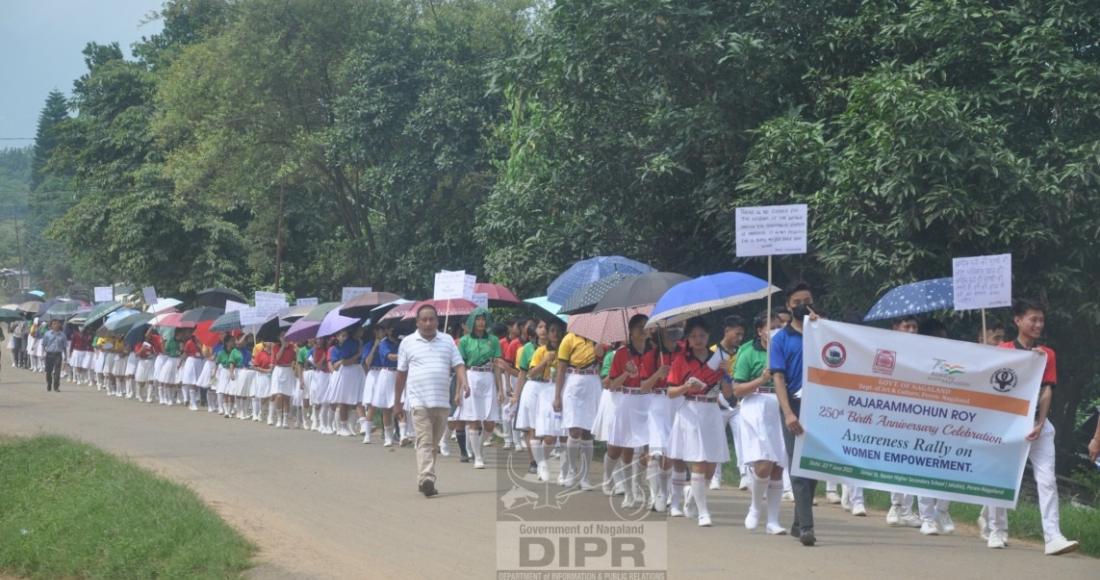 AWARENESS RALLY ON WOMEN EMPOWERMENT HELD AT JALUKIE