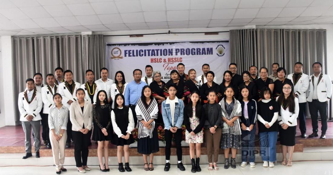 HSLC AND HSSLC TOPPERS FELICITATED AT KOHIMA