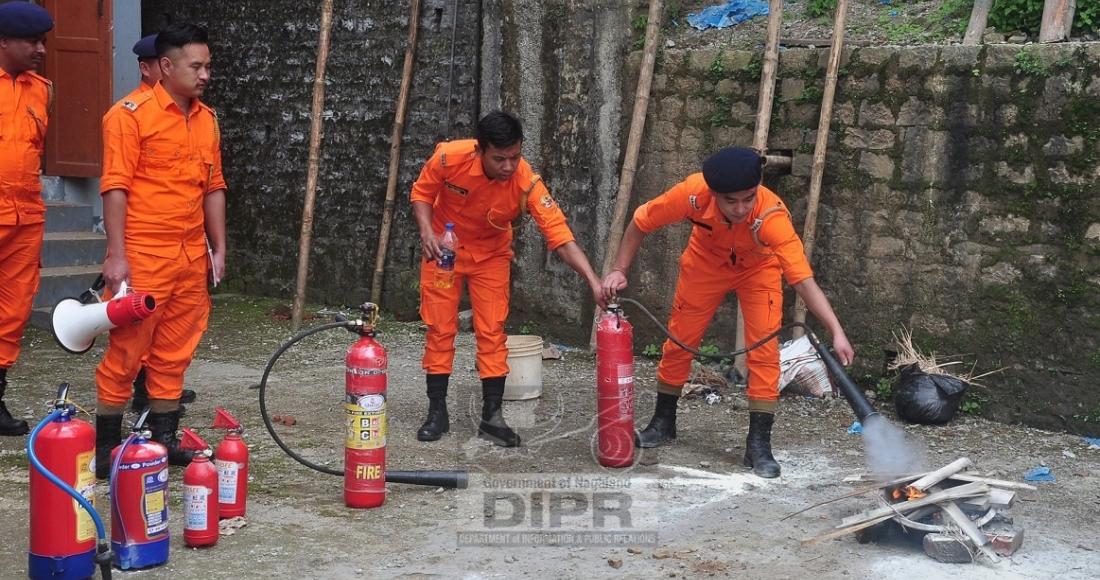 BASIC FIRE FIGHTING TRAINING AT MOKOKCHUNG