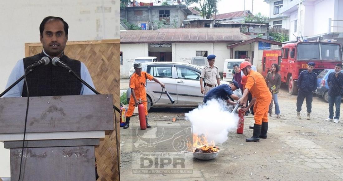 BASIC FIRE FIGHTING TRAINING AT WOKHA