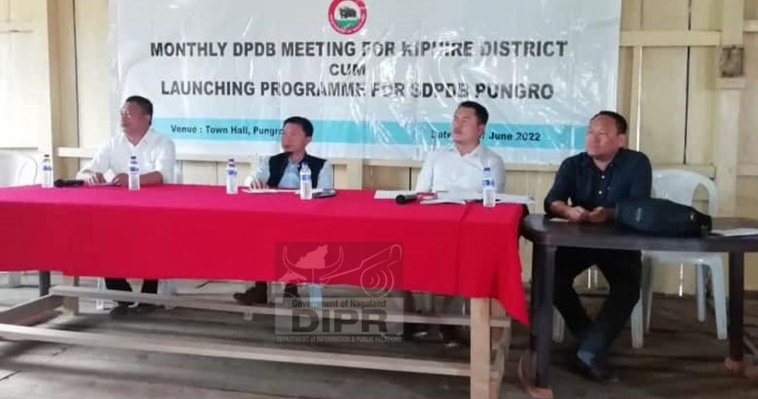 KIPHIRE DPDB MEETING HELD AT PUNGRO & LAUNCHING OF SDPDB PUNGRO