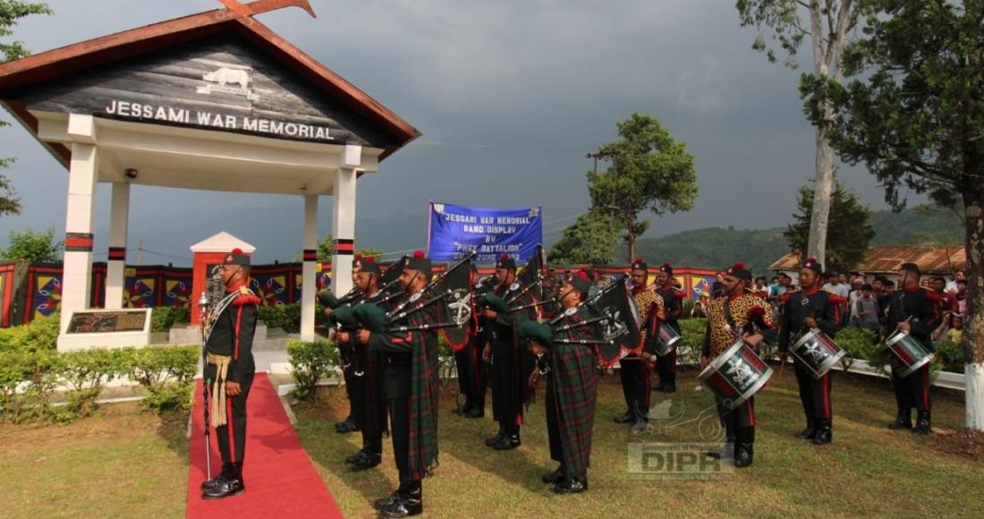 PHEK BATTALION ASSAM RIFLES ORGANISES PIPE BAND DISPLAY