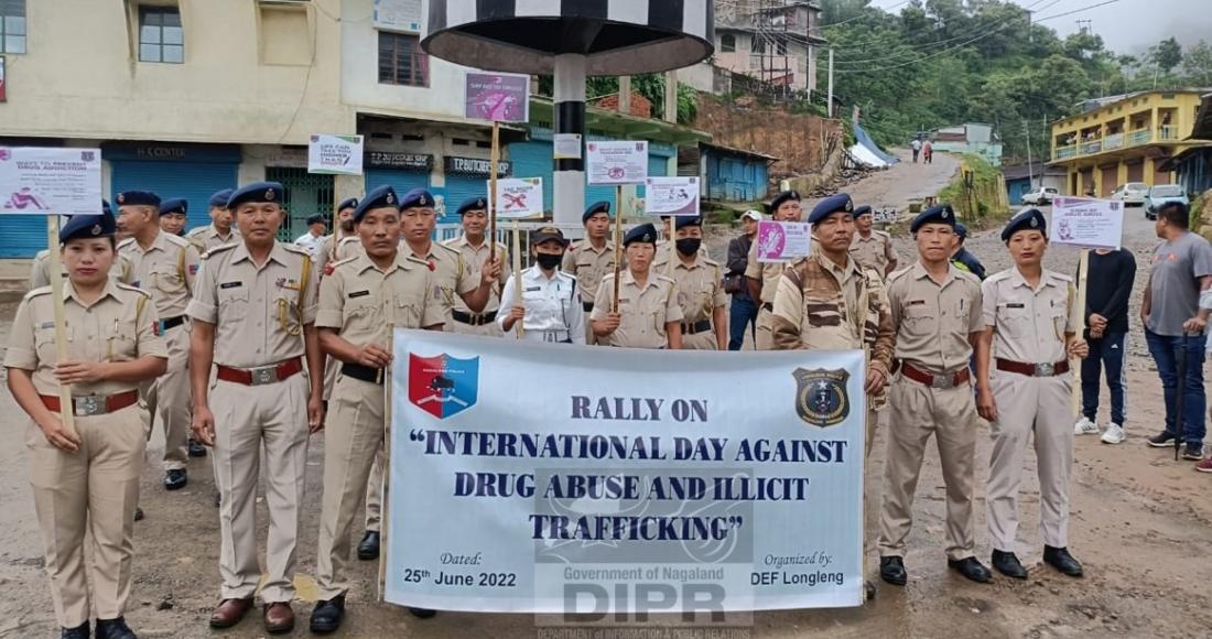 DEF LONGLENG ORGANISED RALLY AGAINST DRUG ABUSE AND ILLICIT TRAFFICKING