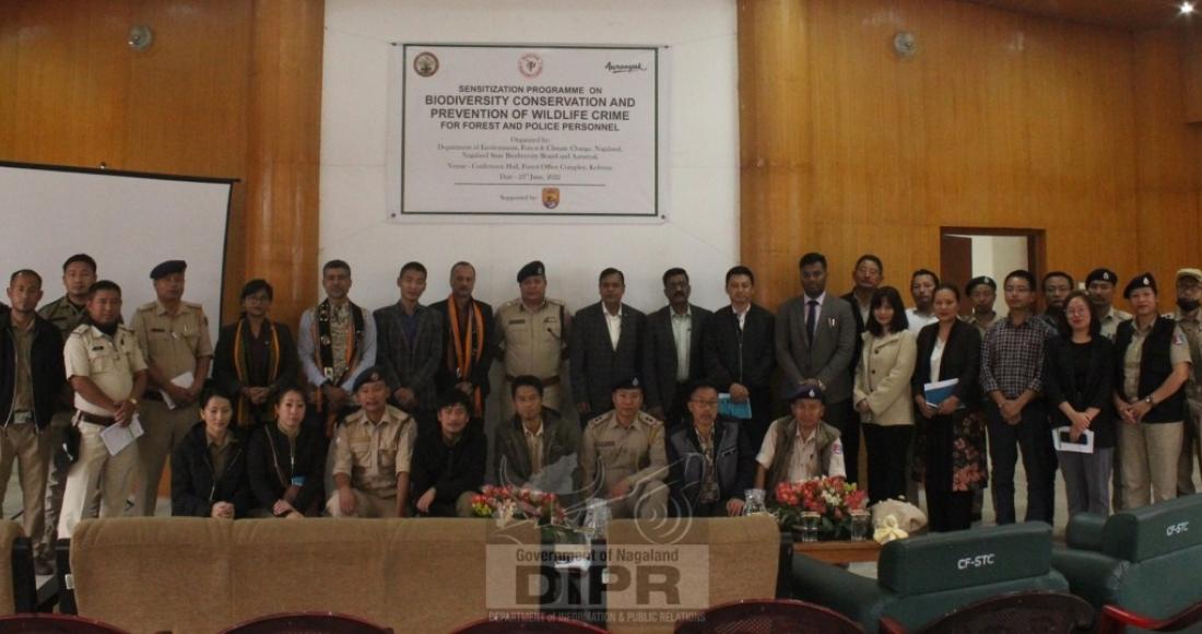 SENSITIZATION PROGRAMME ON BIODIVERSITY CONSERVATION & COMBATING WILDLIFE CRIMES HELD