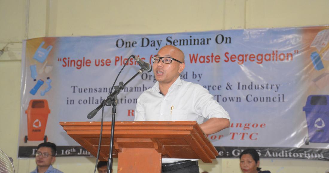 ONE-DAY SEMINAR ON SUP & WASTE SEGREGATION HELD AT TUENSANG