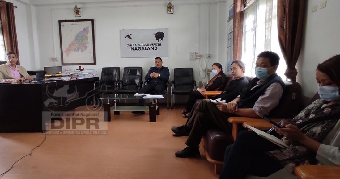 CEO NAGALAND APPRISES ELECTION OFFICIALS ON AMENDMENT OF FORMS