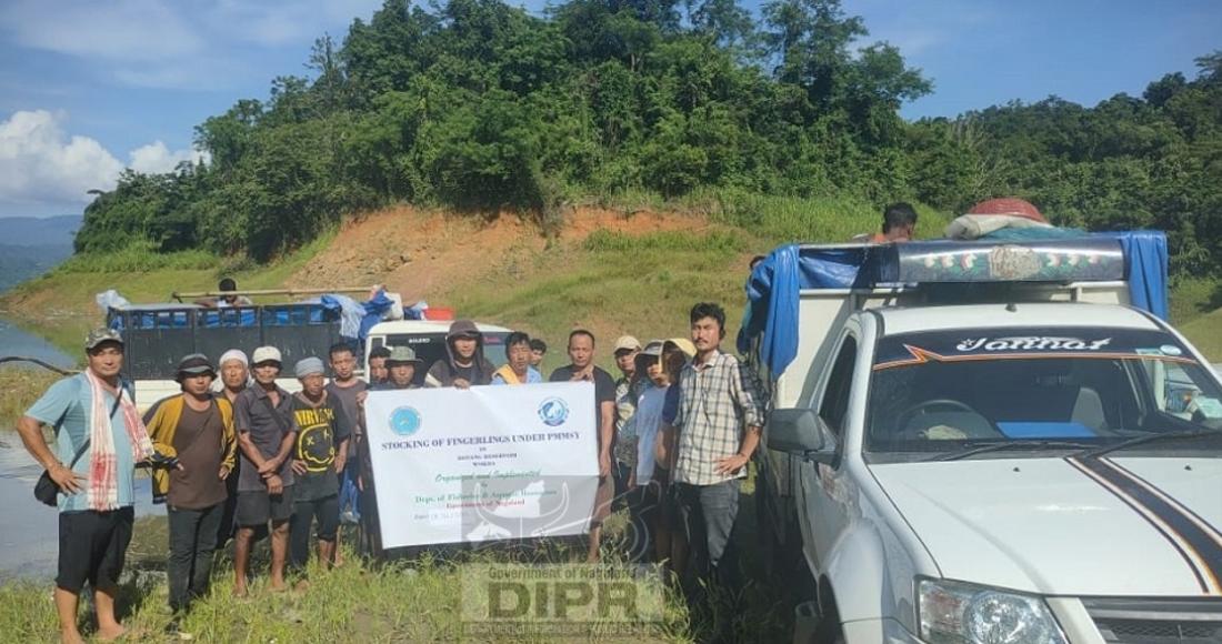  DEPARTMENT OF F&AR RELEASES FINGERLINGS AT DOYANG RESERVOIR