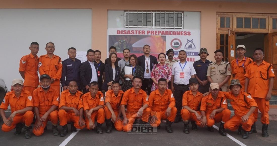 JOINT MOCK DRILL ON EARTHQUAKE & FIRE SAFETY HELD AT DIRECTORATE OF E&S