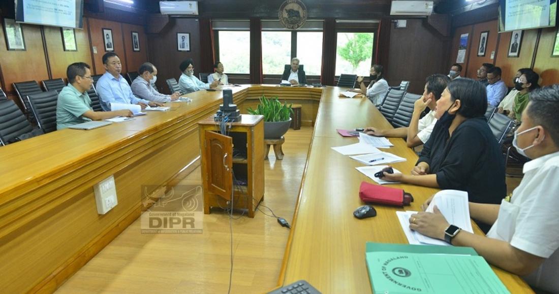 Review Meeting of Fisheries & Aquatic Aesources, Land Resources & Soil department