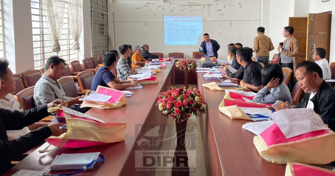 Training for Government officials Supervisors and Enumerators held at Zunheboto on 29th July 2022