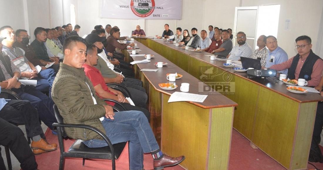 TUENSANG DPDB DISCUSSES SEVERAL ISSUES