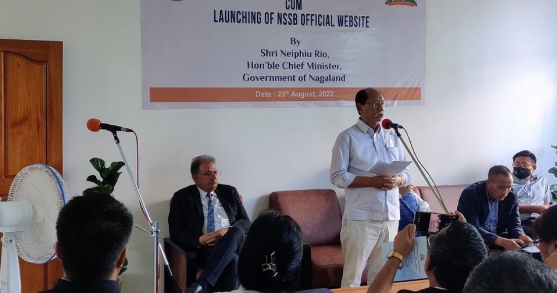 CM speaking during inauguration of NSBB office