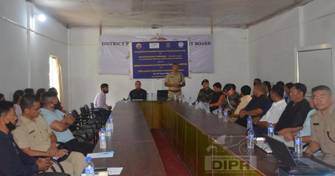 CAMPAIGNING ON COMBATING CHILD TRAFFICKING AT TUENSANG