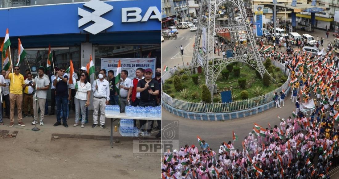 HAR GHAR TIRANGA CAMPAIGN HELD AT DIMAPUR