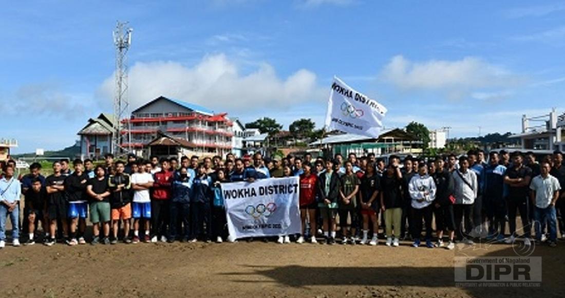 FLAGGING OFF PROGRAMME FOR WOKHA DISTRICT FOOTBALL TEAM  