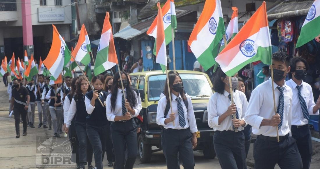 Har Ghar Tiranga campaign at Mokokchung