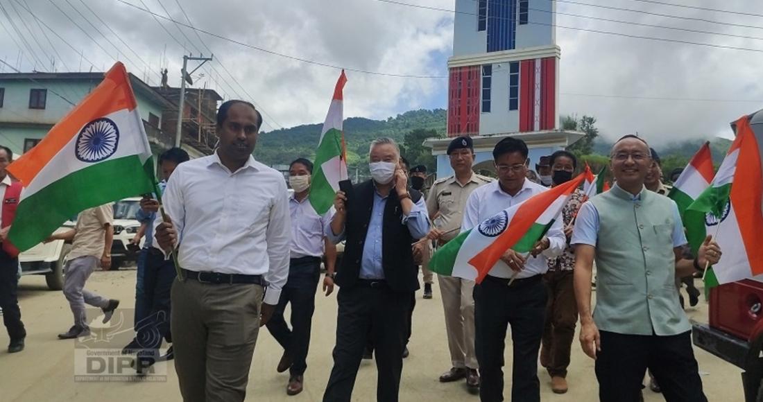 HAR GHAR TIRANGA CAMPAIGN RALLY HELD AT WOKHA