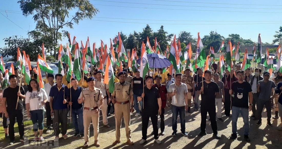 HAR GHAR TIRANGA WALKATHON HELD AT TSEMINYU