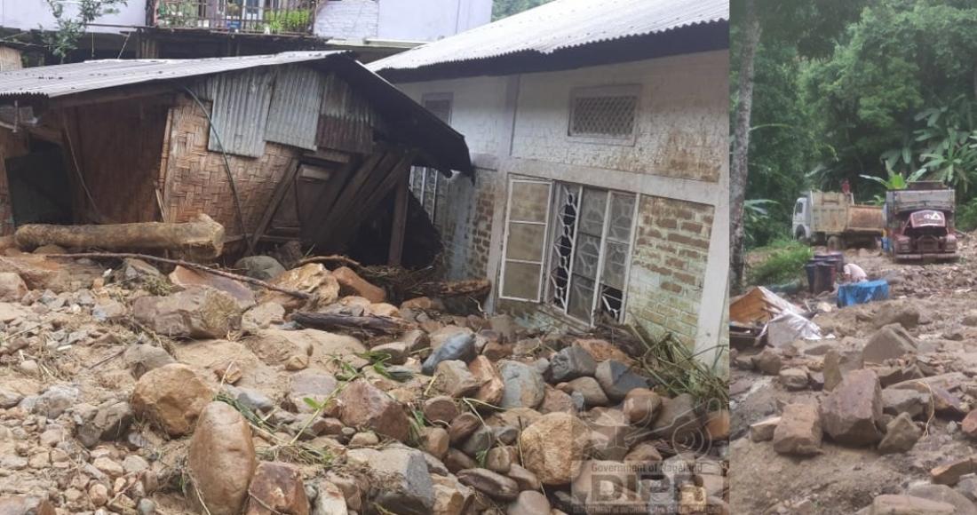 INCESSANT RAIN CAUSES LANDSLIDES AT MANGKOLEMBA