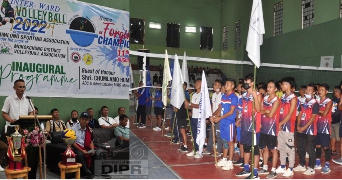 Inter-ward Volleyball Tournament at Mokokchung