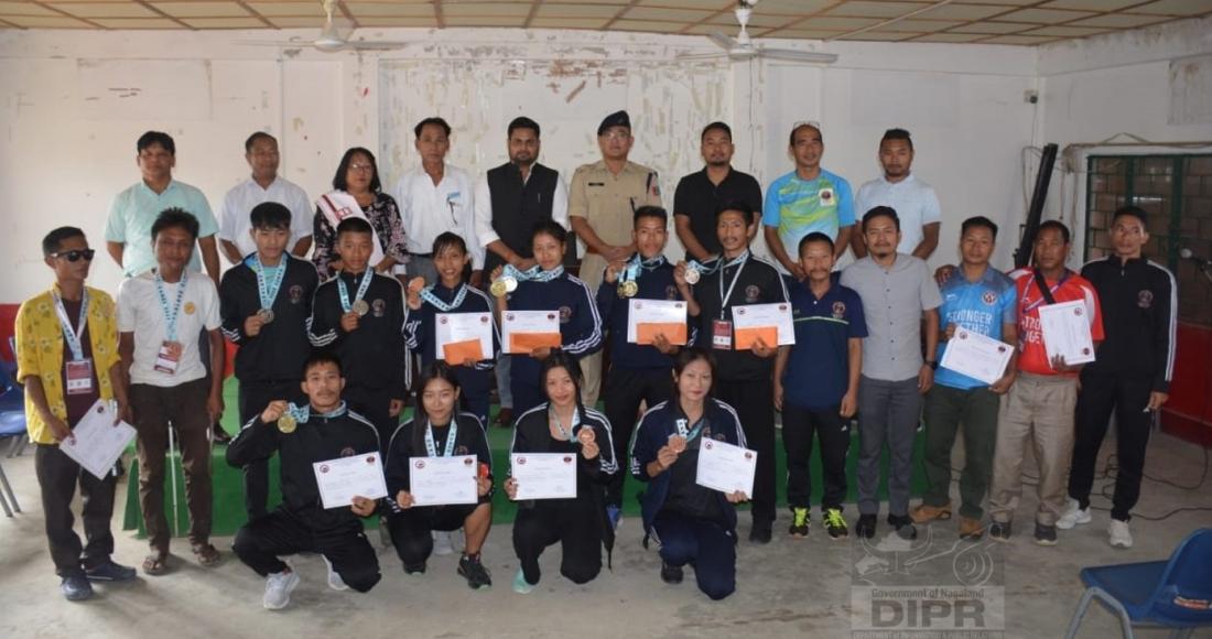 NAGALAND OLYMPIC MEDALISTS FROM MON FELICITATED