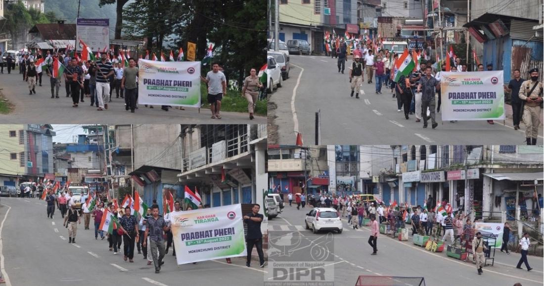 PRABHAT PHERI CONDUCTED AT MOKOKCHUNG   