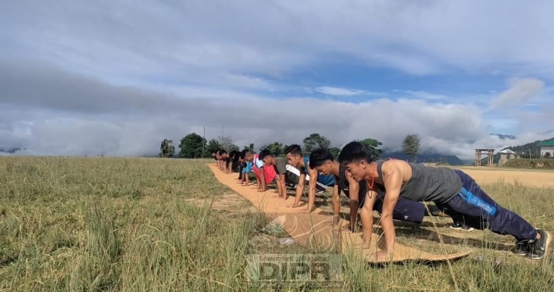 Shamator Noklak Battalion AR conduct pre training for Agnipath aspirant at Noklak